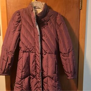 Women's Purple Quilted Coat